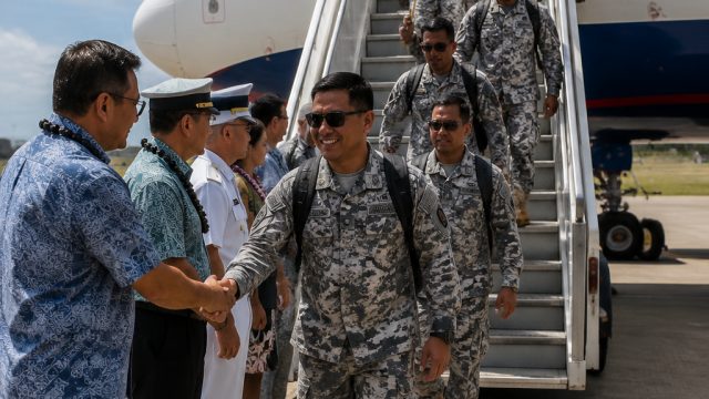 Philippine Delegation Arrives 