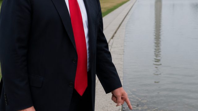Trump Claims Vandalism at Refl