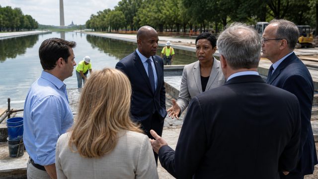 Reflecting Pool Repair Crisis: